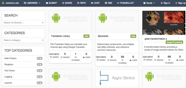 Fotografía - [Para desarrolladores] Android-Libs.Com curas y listas de cientos de bibliotecas, herramientas y recursos para el desarrollo de Android